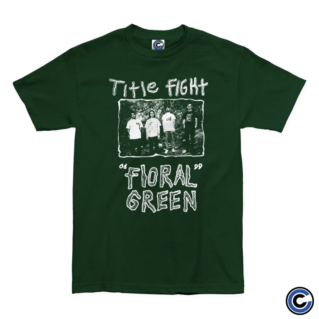 Title Fight Floral Green Promo Shirt