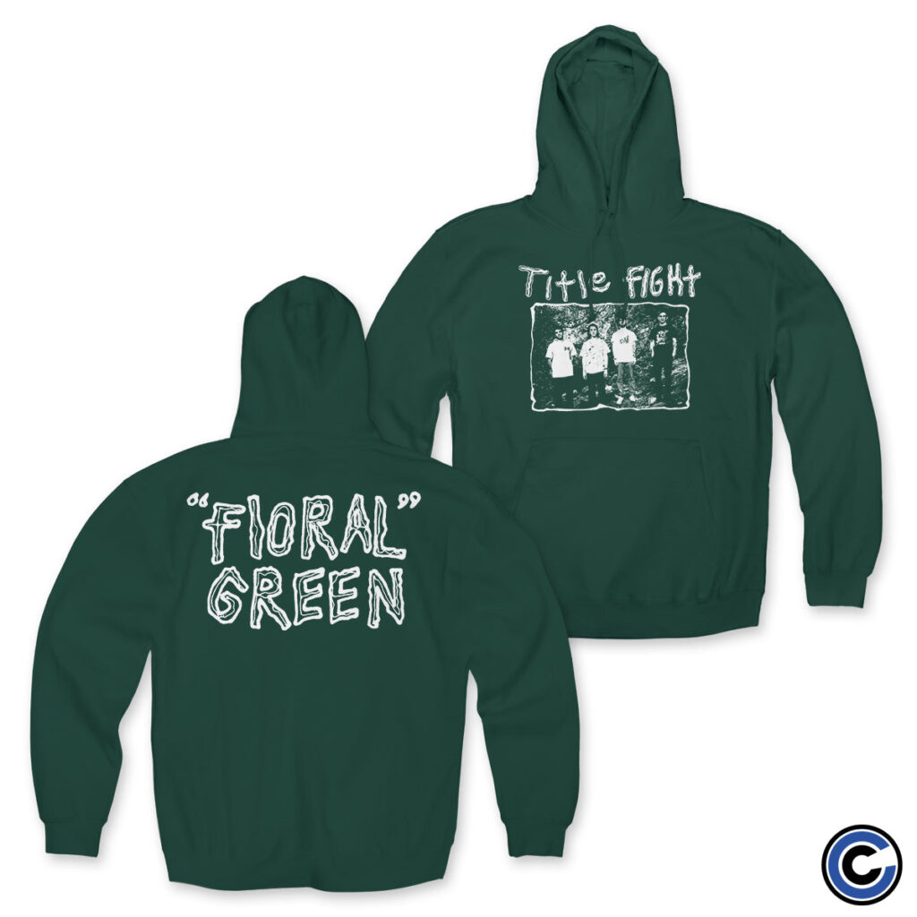 Title Fight Floral Photo Hoodie