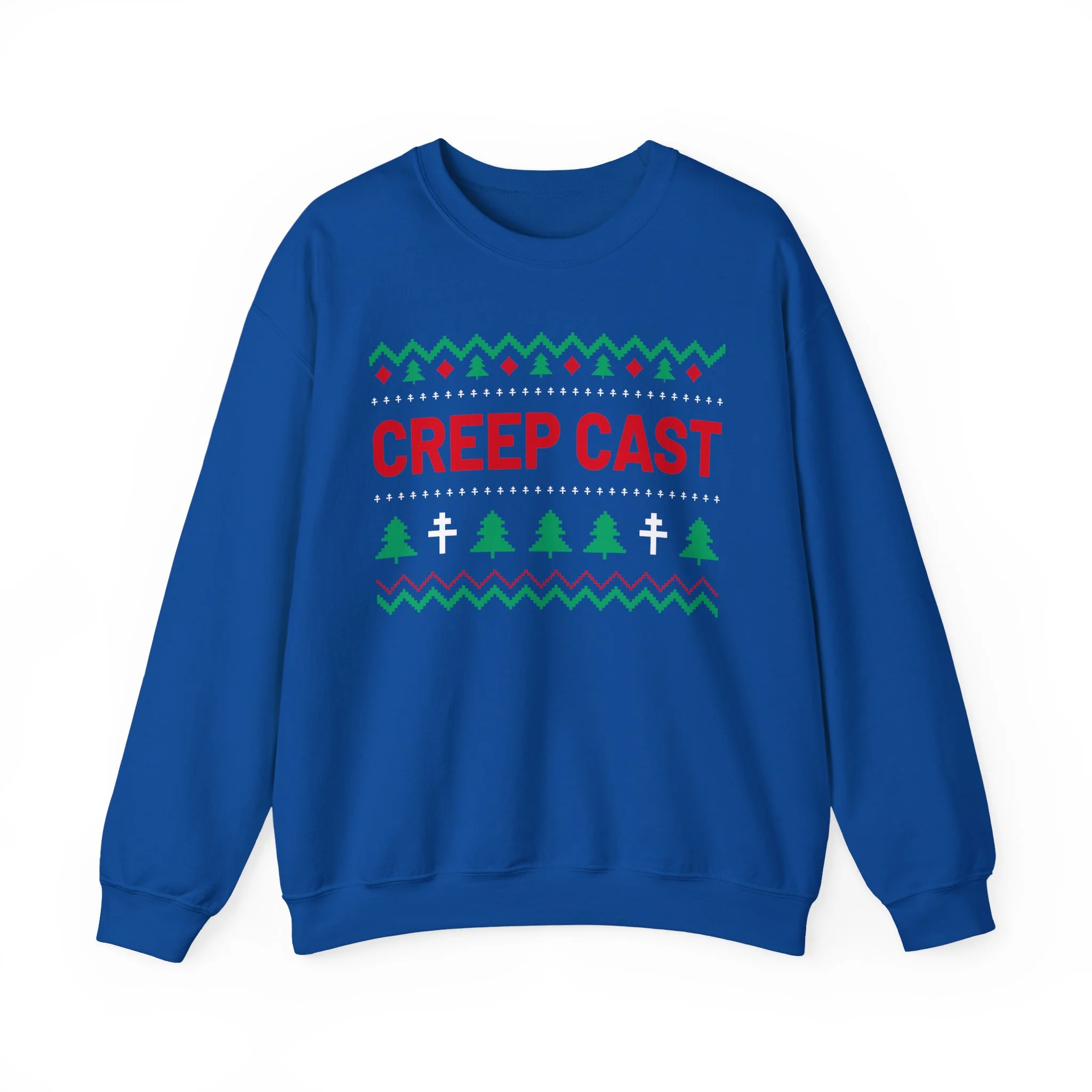 Detailed craftsmanship perspective 18 of the Creep Cast Heavy Crewneck Sweatshirt - Creep Cast Merch