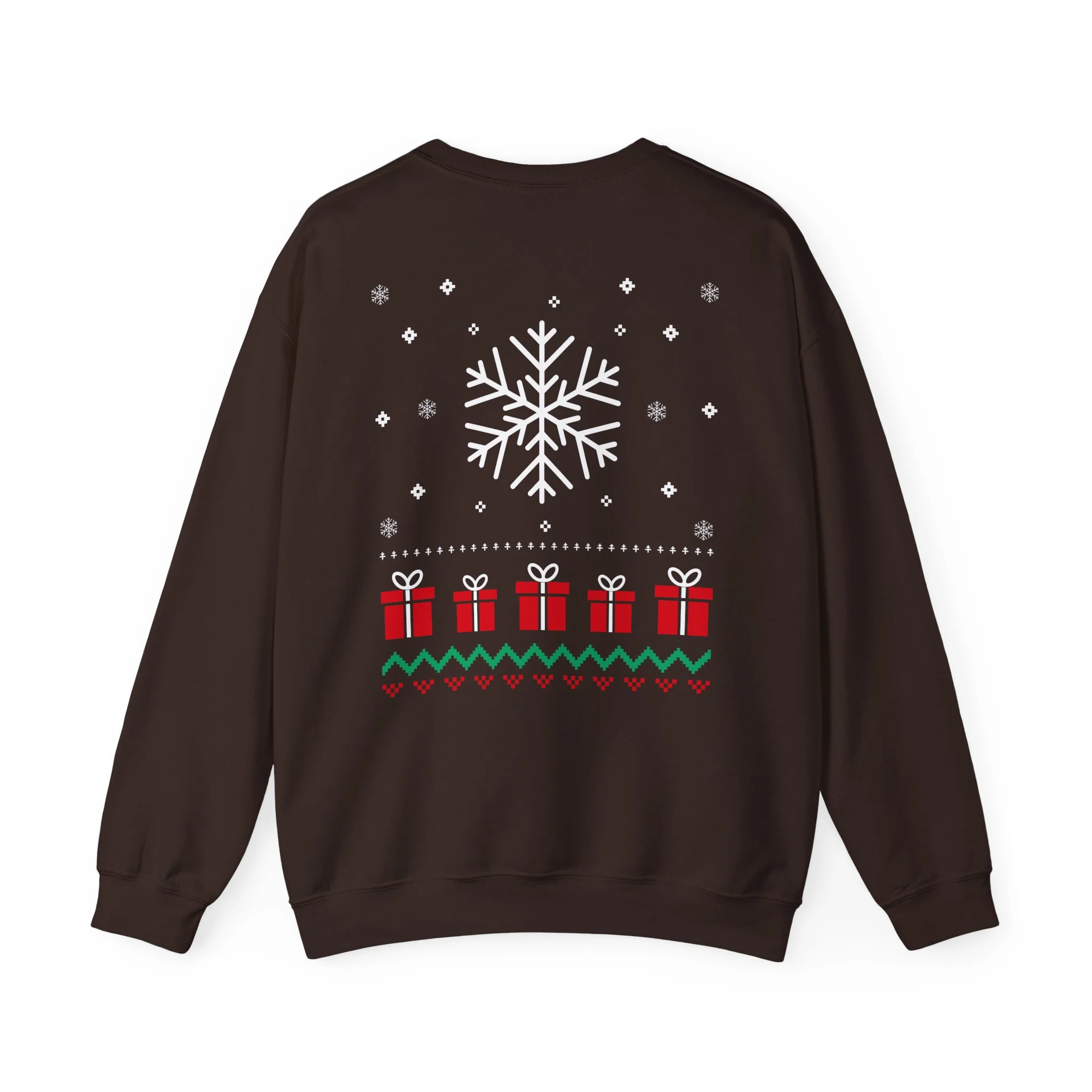 Lifestyle perspective displaying the relaxed unisex fit of the Creep Cast Heavy Crewneck Sweatshirt - Creep Cast Merch