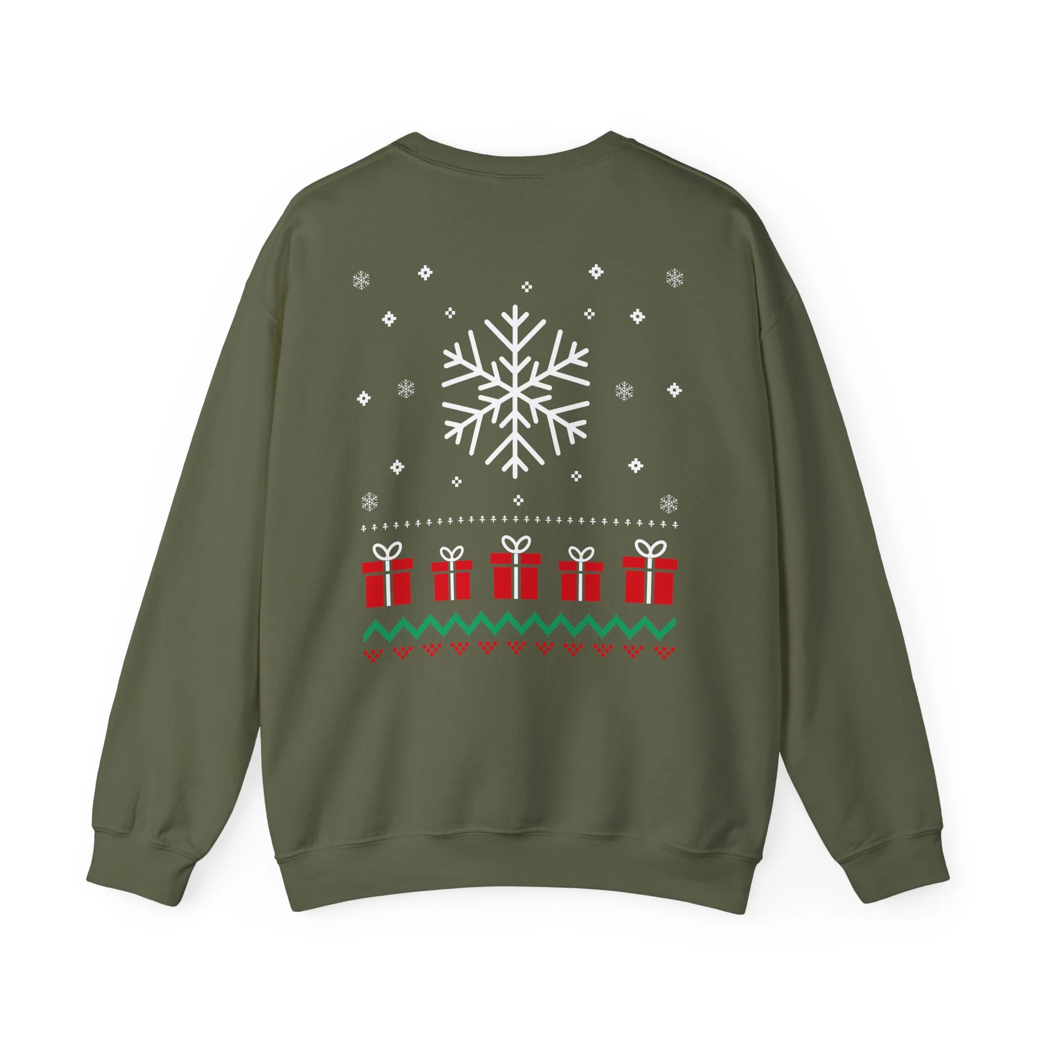 Detailed craftsmanship perspective 7 of the Creep Cast Heavy Crewneck Sweatshirt - Creep Cast Merch