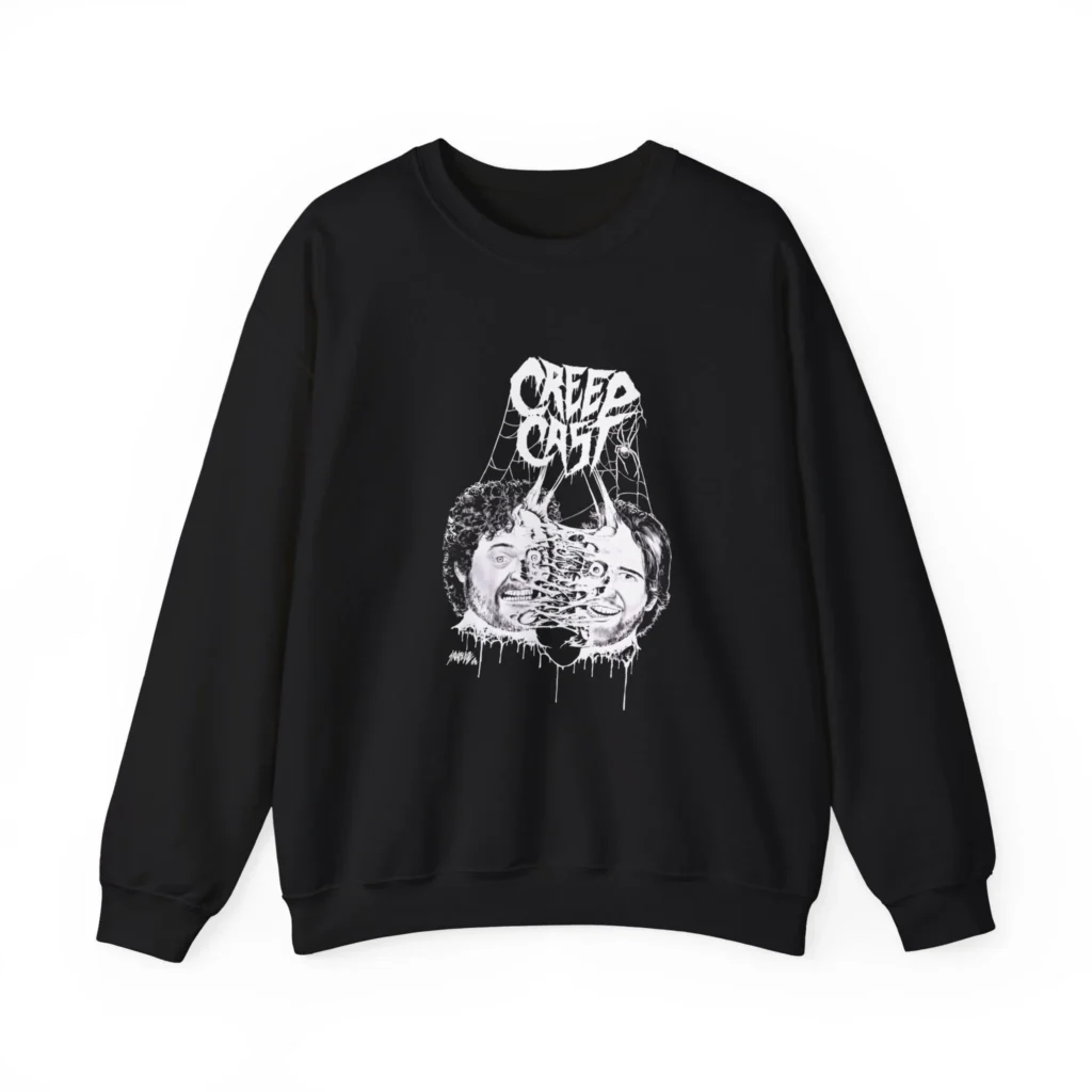 Creepcast Faces Unisex Heavy Blend Crewneck Sweatshirt