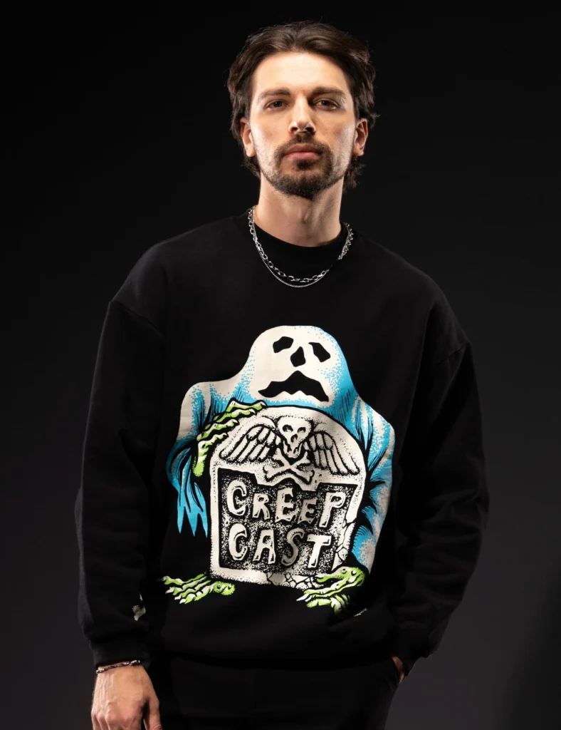 CreepCast Tombstone Crewneck