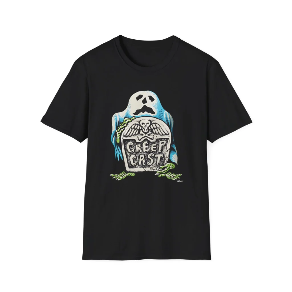 Creepcast Tombstone Unisex Softstyle T-Shirt