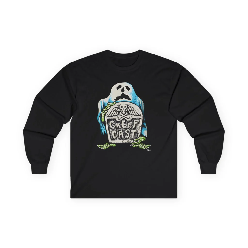 Creepcast Tombstone Unisex Ultra Cotton Long Sleeve Tee