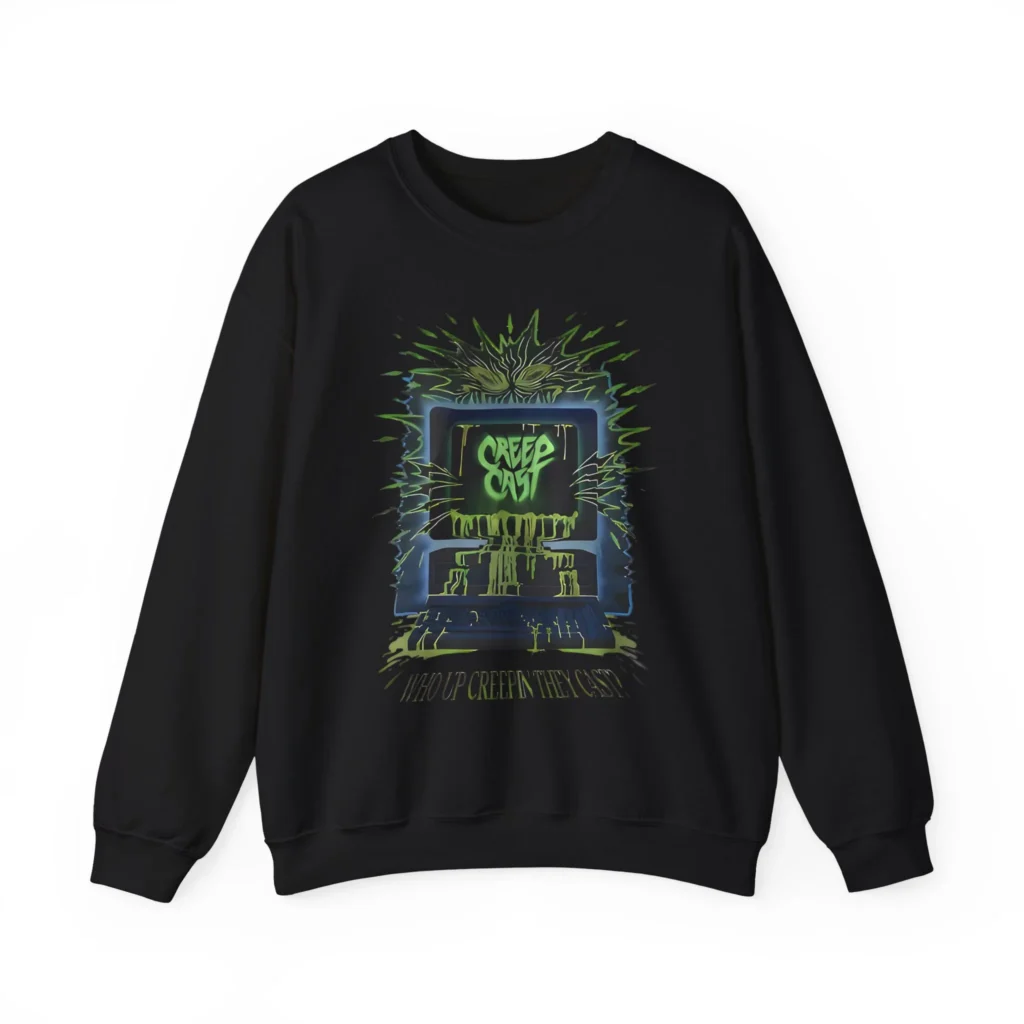 Creepcast Who Up Creepin Unisex Heavy Blend Crewneck Sweatshirt