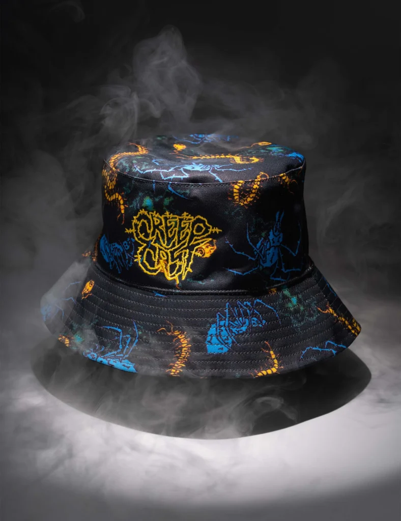 Creepy-Crawlies Brain Bucket (Blue & Yellow)