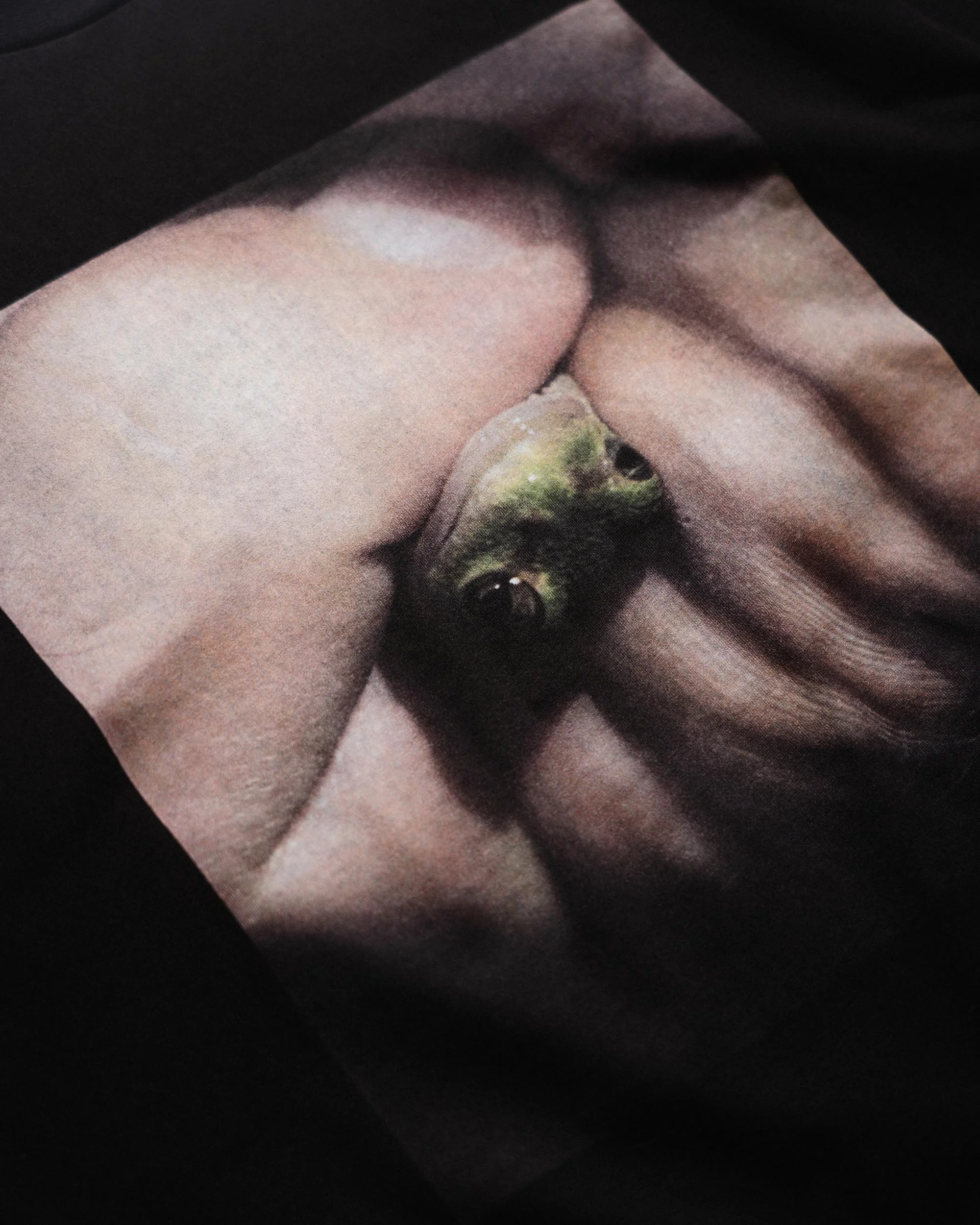 Detailed craftsmanship perspective 9 of the Special Guest Podcast Tshirt Tee - Creep Cast Merch