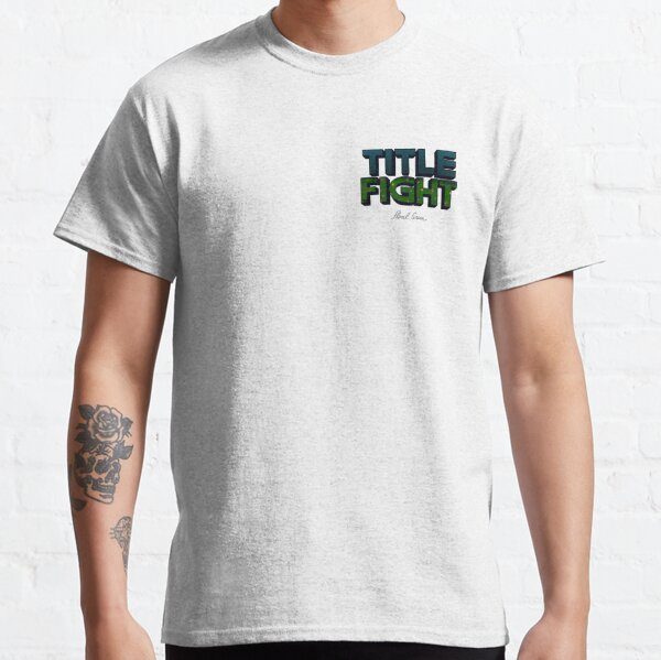 Title Fight Floral Green Classic T Shirt 4