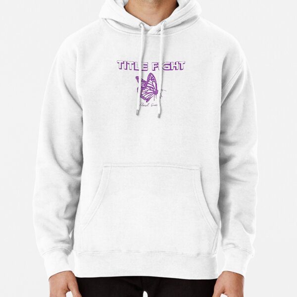 Title Fight Floral Green Butterfly Pullover Hoodie